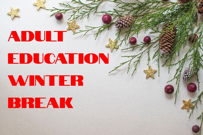Adult Education Winter Break Calendar