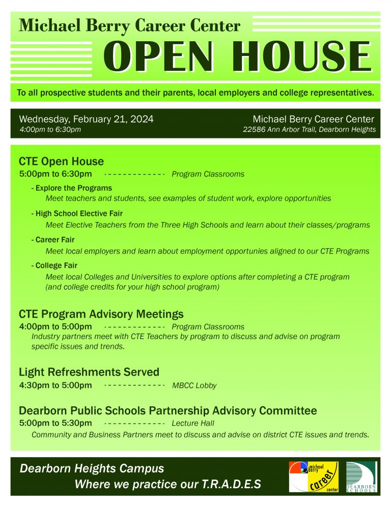 Career Center hosting open house and college/career fair on Feb. 21