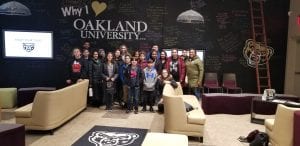 Bryant Students Visit Oakland University