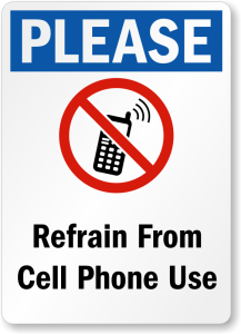 no cell phone policy at school