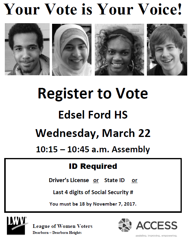 Register to Vote at EFHS