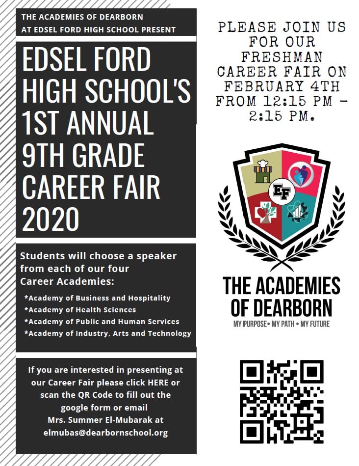 Career Fair 2020 | Edsel Ford High School