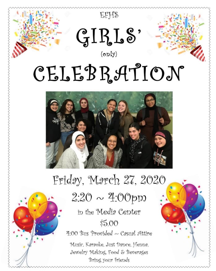 Girls Only Celebration Flyer