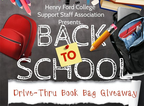 Drive-through book bag giveaway: Sat., Sept. 5