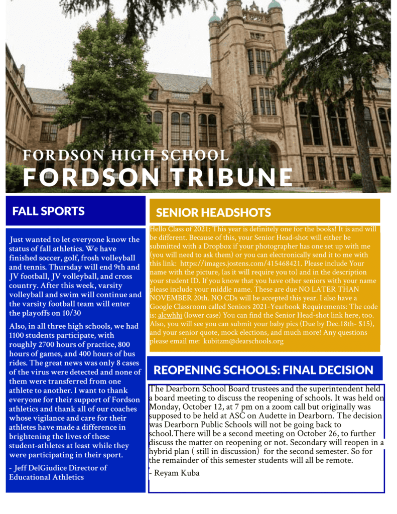 Fordson Tribune