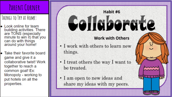Haigh Habit for the Month of February- “Collaborate”
