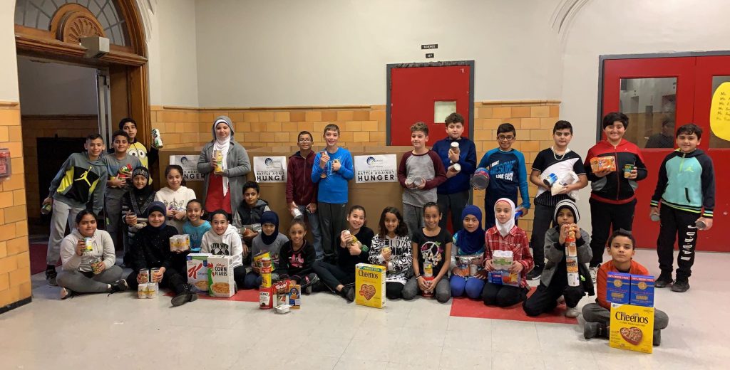 Ms. Samia Fawaz’s 5th Grade Class..Each student donated & then raised $50!  Way to Go!