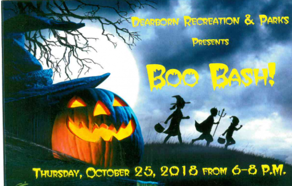 Boo Bash- Thursday, October 25, 2018 from 6-8 pm