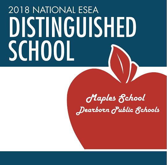 Maples has been named National Distinguished Title I School.