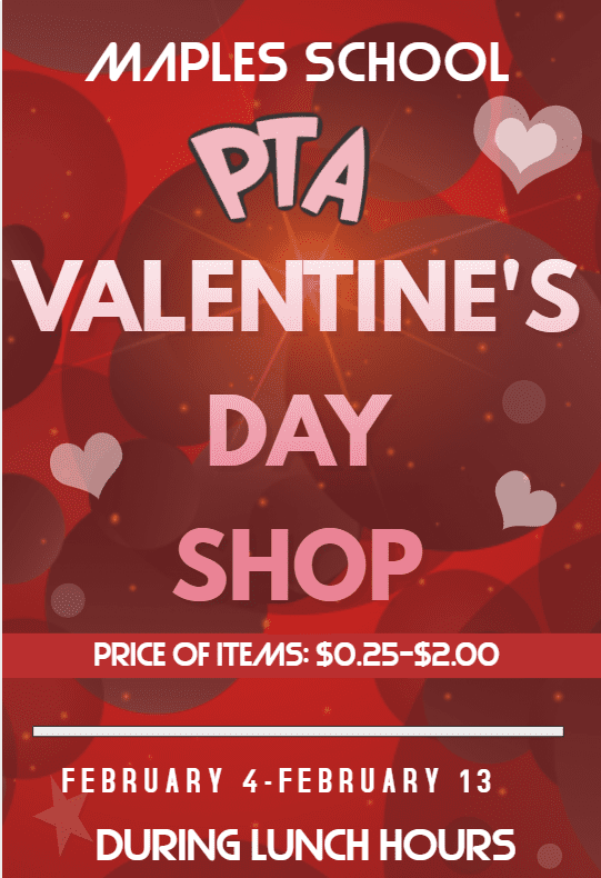 PTA Valentine’s Day Shop
