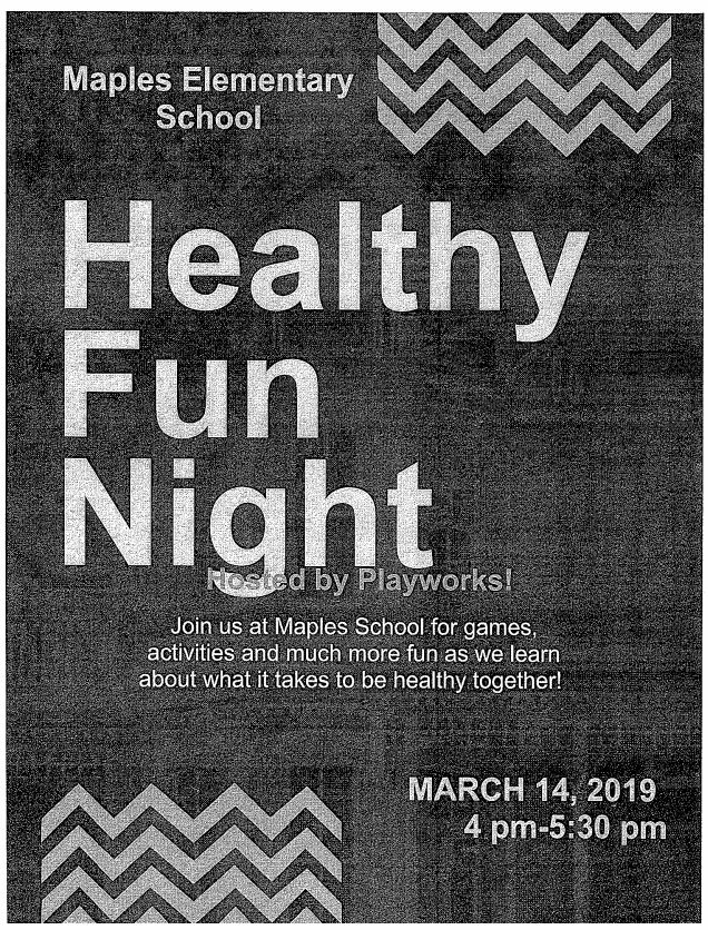 Playworks Night- March 14, 2019