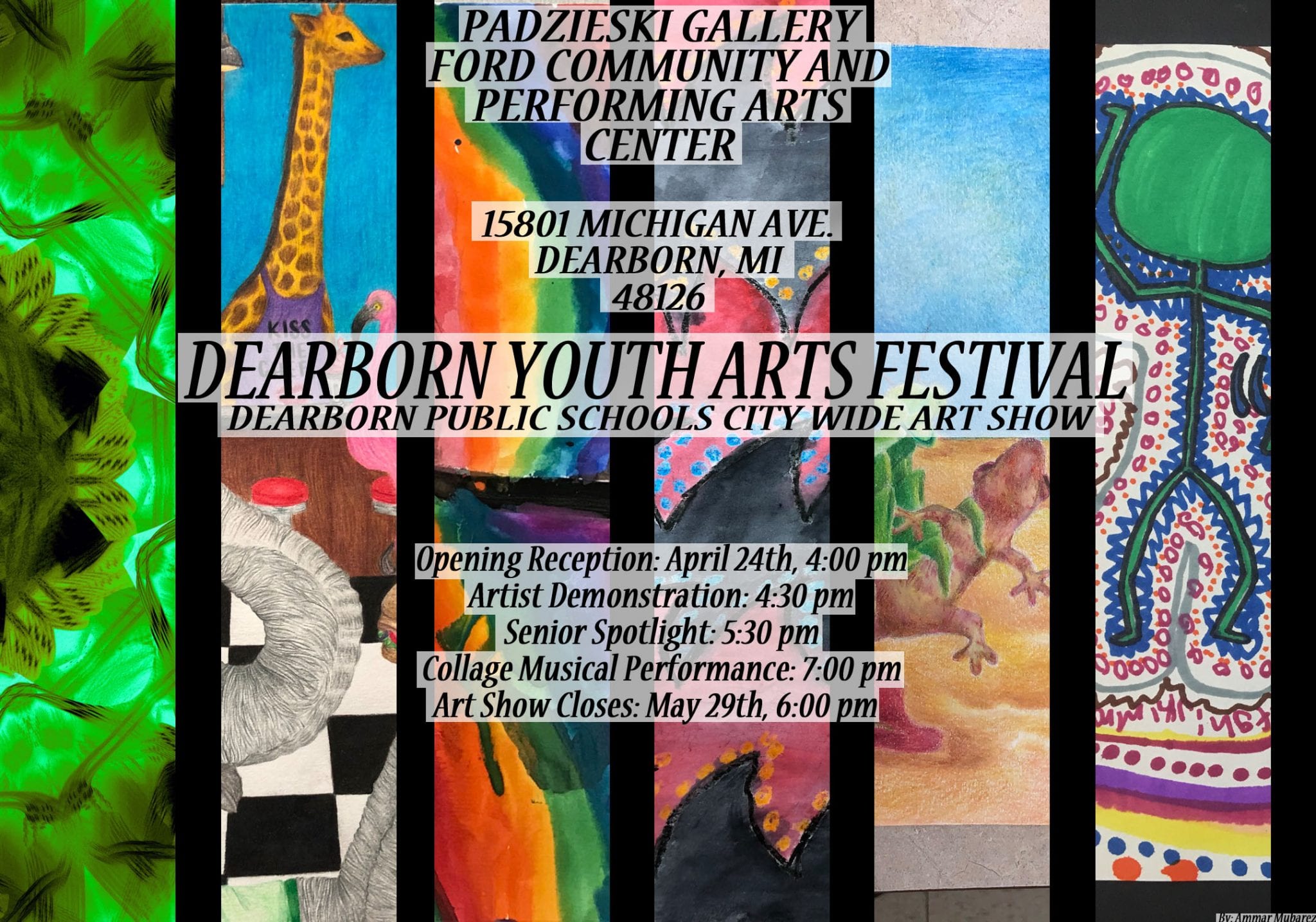 Dearborn Public Schools City Wide Art Show- April 24, 2019 at 4:00 pm