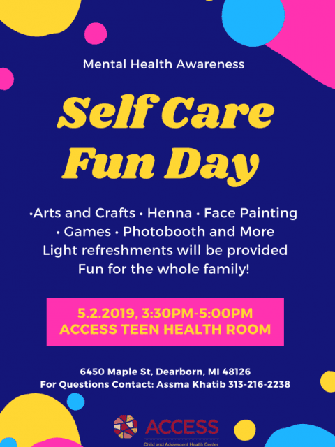 Self Care Fun Day at ACCESS- May 2, 2019