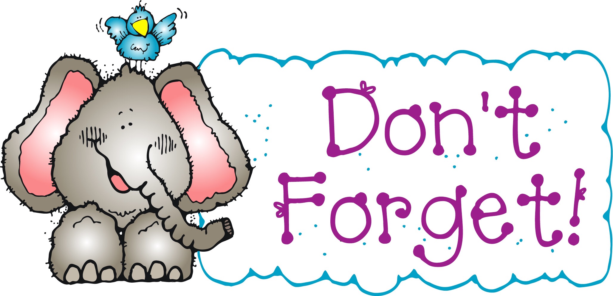 important reminders clipart