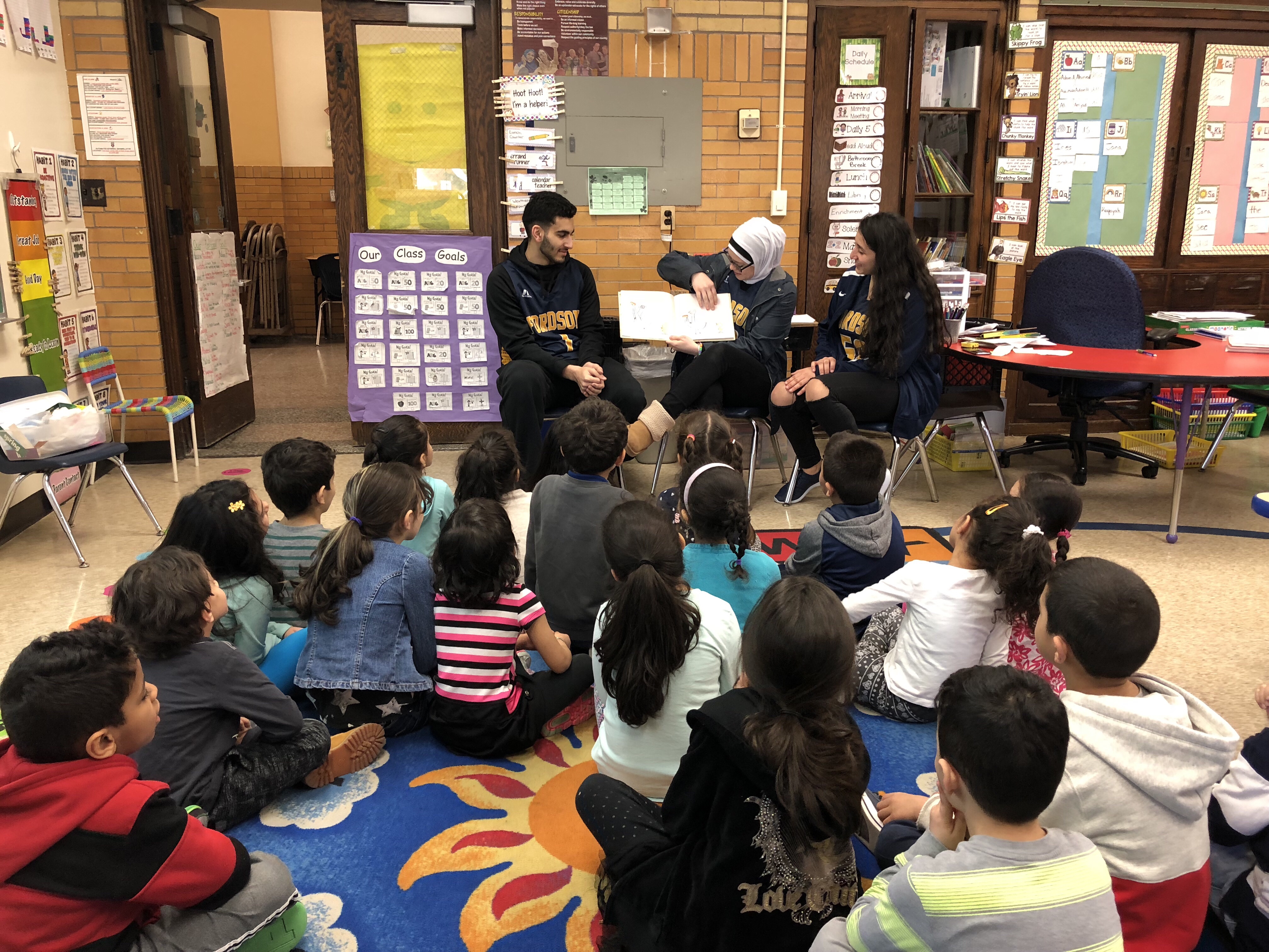 Fordson High School Students visit McDonald for March Is Reading Month!