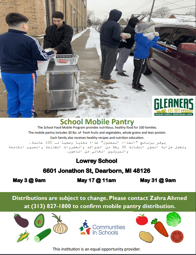 Gleaners School Mobile Pantry