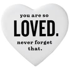 You Are So Loved Ceramic Quote Magnet, 3x2.75 - Refrigerator ...