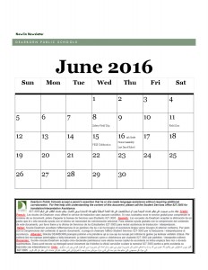 Newsletter, May 20161