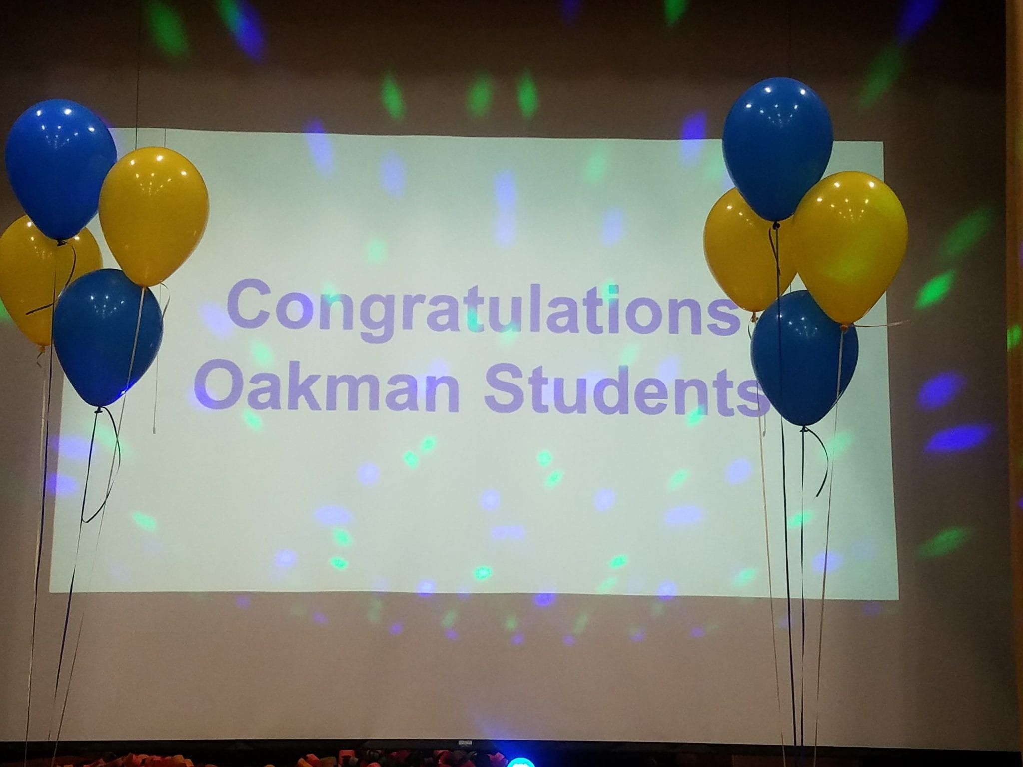 Celebrating Oakman Students