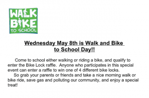 Wednesday is Bike to School Day