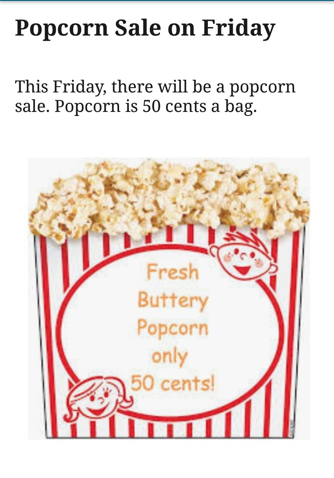 Popcorn Tomorrow