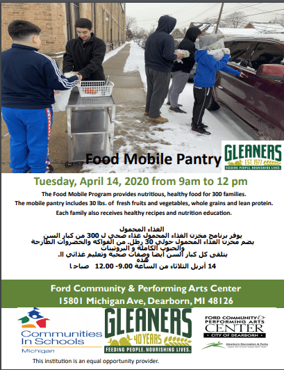 Gleaners Mobile Food Pantry