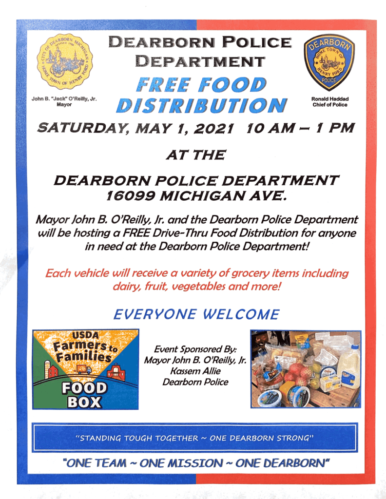 Free Food Distribution Tomorrow Saturday May 1st 2021 Oakman 