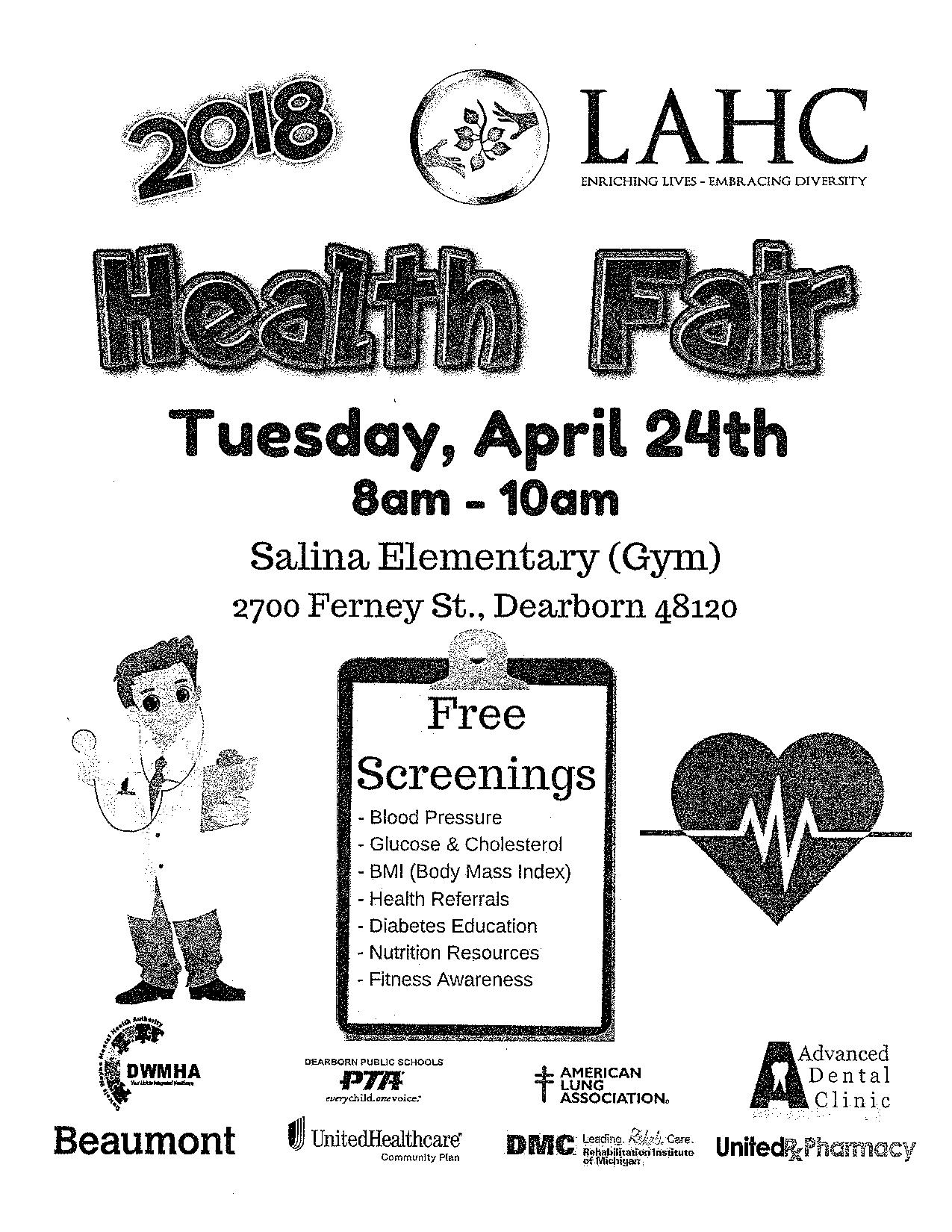 LAHC Health Fair | Salina Intermediate School