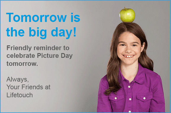 Picture Day is: Monday, October 8