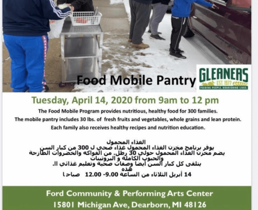 April 14 & 20 – Free Food Distribution for Households with Children