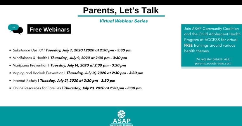 Online Parent Meetings: July 21st and July 23rd at 2:30PM