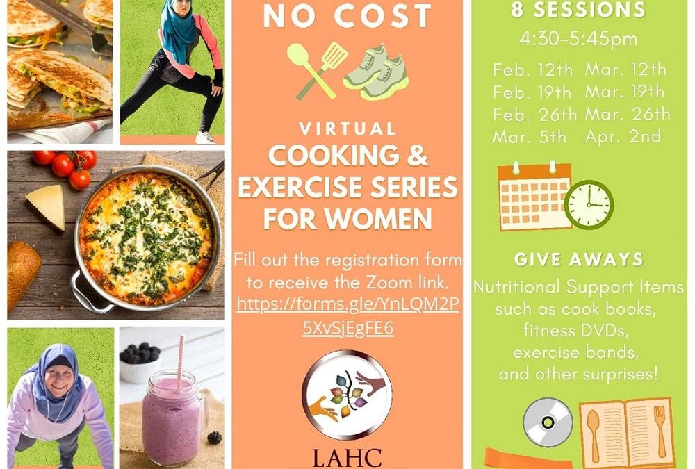 Virtual Cooking & Exercise Series for Women