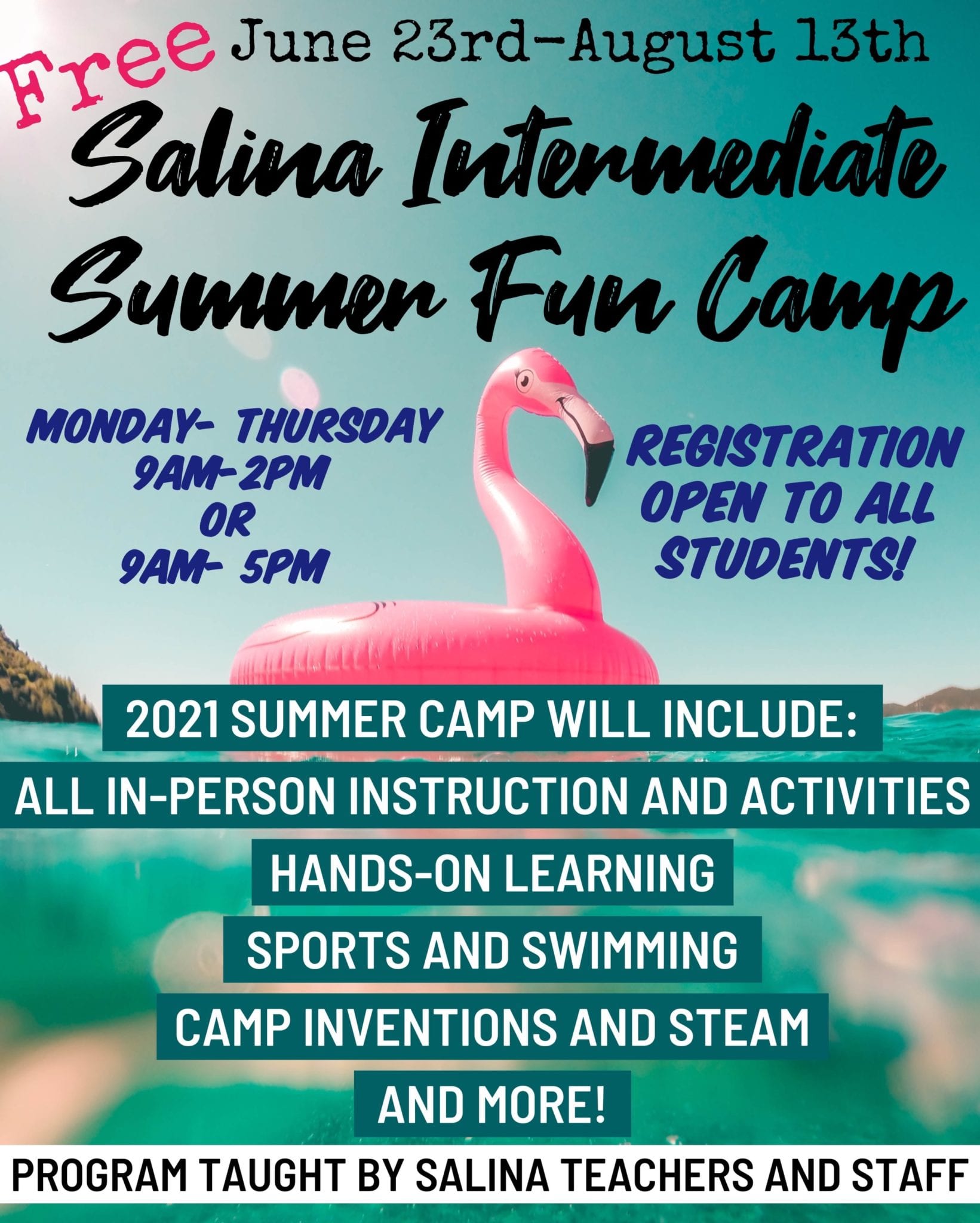 Summer Fun Camp @ Salina Intermediate
