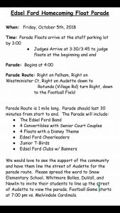 Snow is invited to Edsel Ford Homecoming Parade