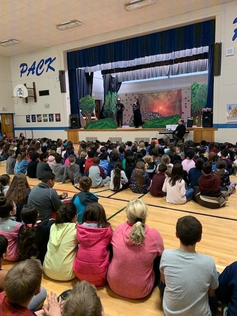 Anti bullying Assembly today at Snow! The Billy Goats Gruff- Performed by The Motor City Opera!!!