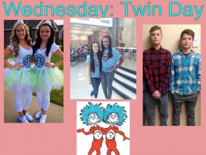 Wednesday is TWIN DAY!