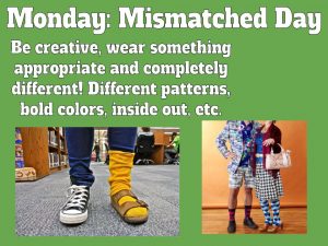Monday is Mismatch Day!