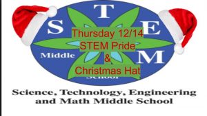 Thursday is Stem Pride & Santa Hat Day
