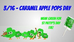 Friday is Caramel Apple Pop Day