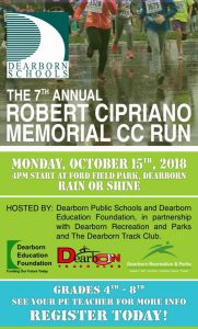 Robert Cipriano Memorial Cross Country Run