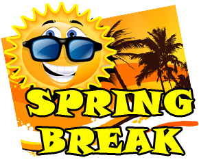 Spring break: April 01 – April 05