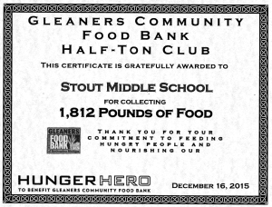 Gleaners Thank you