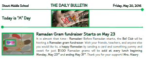 Friday, May 20, 2016 Stout Daily Bulletin