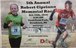 5th Annual Robert Cipriano Cross-Country Race: Oct. 15