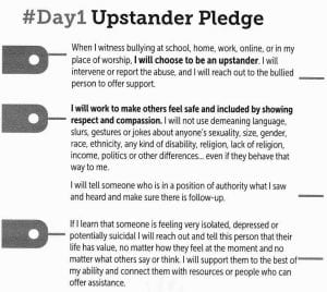 # Day 1 Upstander Pledge