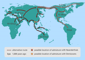 Article of the Day: A Single Migration from Africa Populated the World, Studies Find