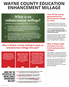 Wayne County Education Enhancement Millage