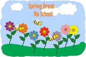 Another School Break: April 3rd –  April 7th