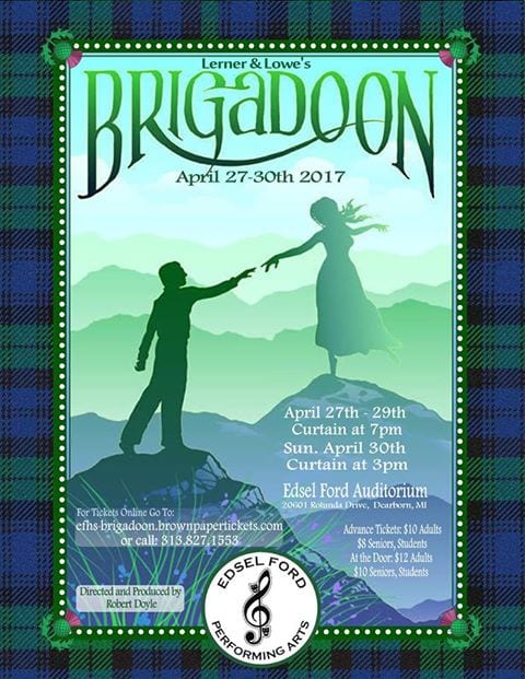 Brigadoon Musical by the Edsel Ford High School Performing Arts Department