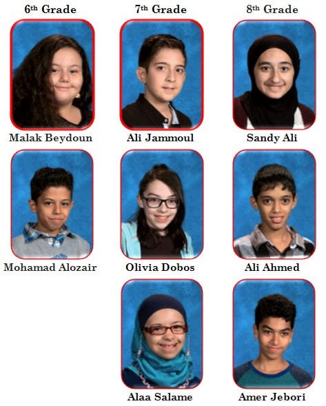 Students of the Month for April 2017